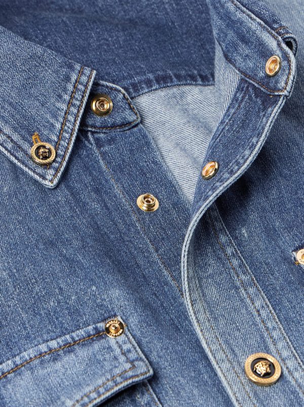 Button-Down Collar Denim Overshirt - CU Button-Down Collar Denim Overshirt - CU