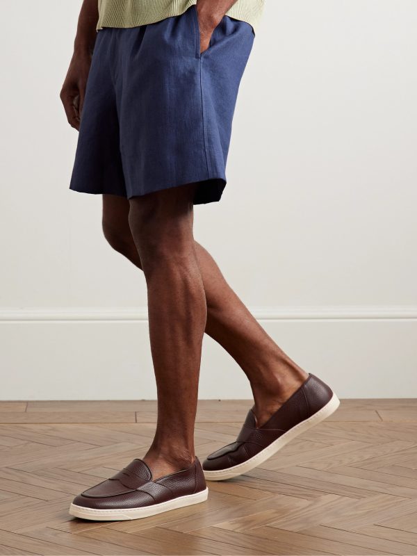 Joey Full-Grain Deerskin Penny Loafers - OU