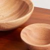Istria Set of Two Oak Snack Bowls - CU