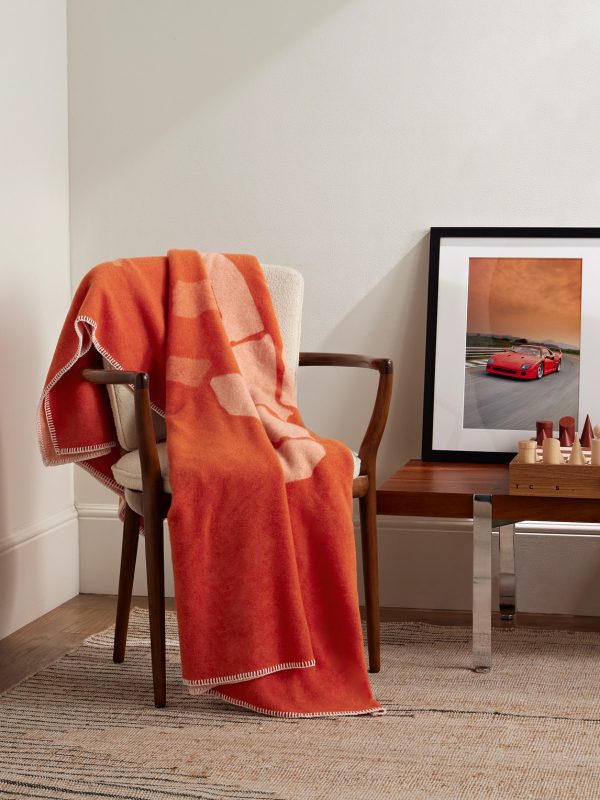 + Charlie Sheppard Merino Wool-Jacquard Throw - OU + Charlie Sheppard Merino Wool-Jacquard Throw - OU