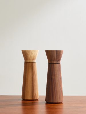 Istria Oak and Walnut Salt and Pepper Mills Istria Oak and Walnut Salt and Pepper Mills