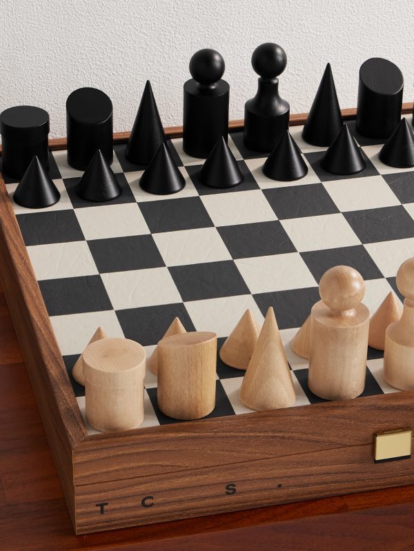 Milos Wood and Felt Chess Set - CU
