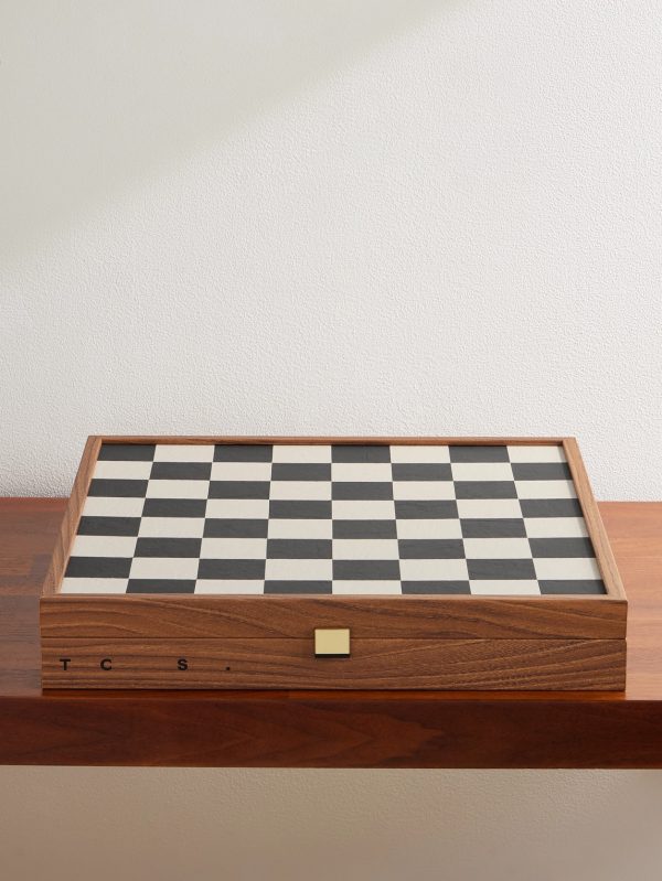 Milos Wood and Felt Chess Set - E1