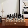 Milos Wood and Felt Chess Set - OU