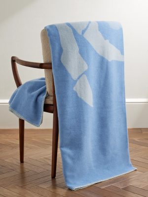 + Charlie Sheppard Merino Wool-Jacquard Throw + Charlie Sheppard Merino Wool-Jacquard Throw