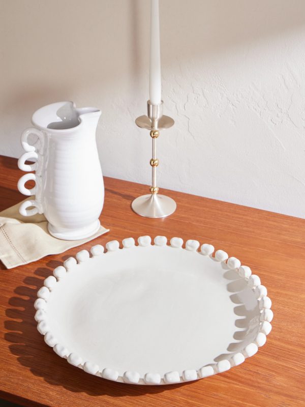 + Prêt-à-Pot Malibu Ceramic Serving Platter - OU + Prêt-à-Pot Malibu Ceramic Serving Platter - OU