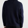Nathaniel Cotton and Cashmere-Blend Half-Zip Sweater - BK Nathaniel Cotton and Cashmere-Blend Half-Zip Sweater - BK
