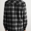 Travis Checked Cotton-Flannel Shirt - BK Travis Checked Cotton-Flannel Shirt - BK