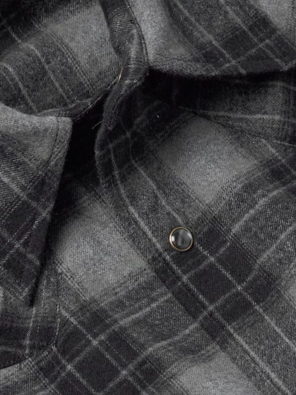 Travis Checked Cotton-Flannel Shirt - CU Travis Checked Cotton-Flannel Shirt - CU