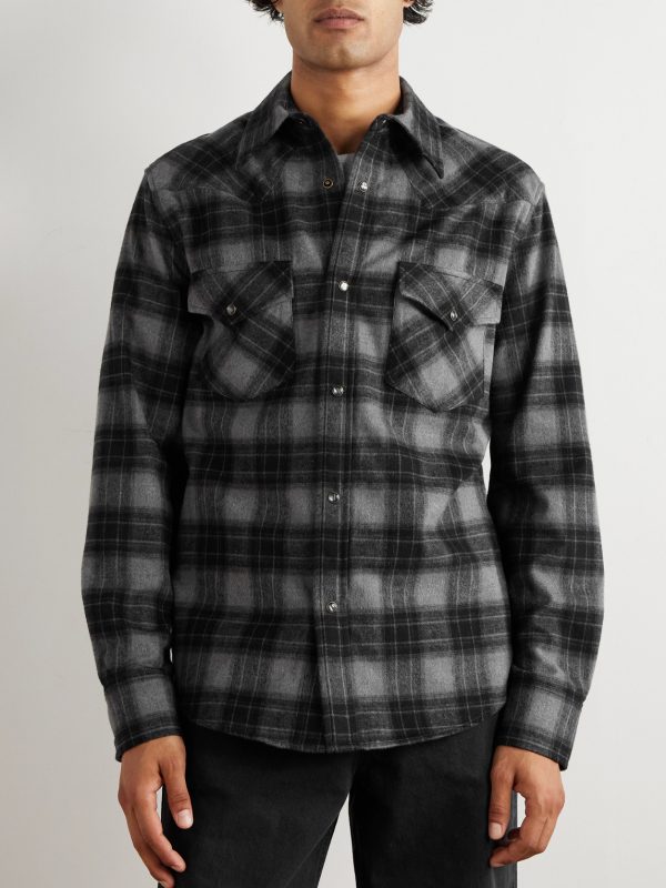 Travis Checked Cotton-Flannel Shirt - FR Travis Checked Cotton-Flannel Shirt - FR