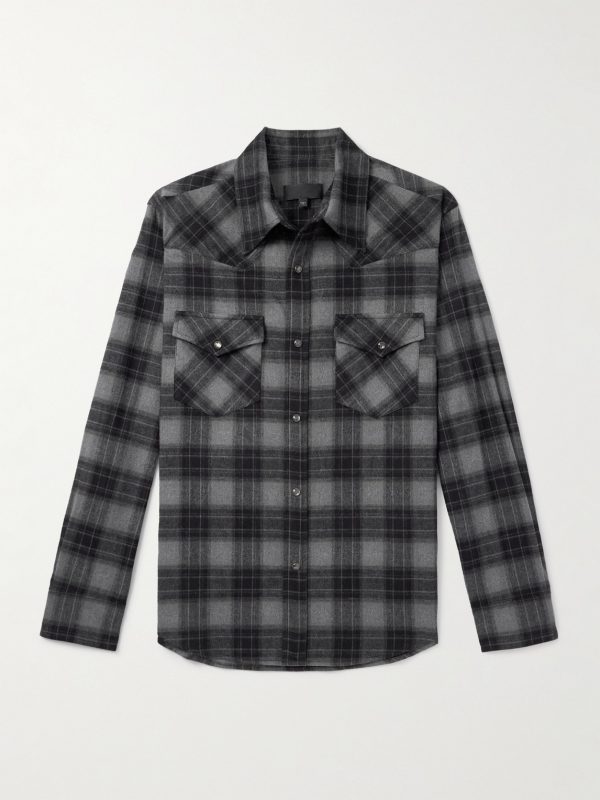 Travis Checked Cotton-Flannel Shirt Travis Checked Cotton-Flannel Shirt