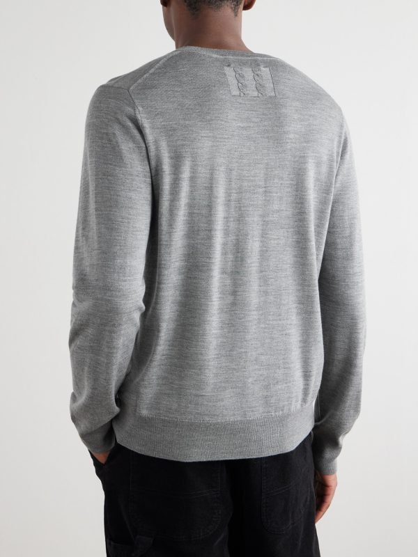Wylie Wool Henley Sweater - BK Wylie Wool Henley Sweater - BK