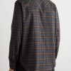 Travis Checked Cotton-Flannel Shirt - BK Travis Checked Cotton-Flannel Shirt - BK