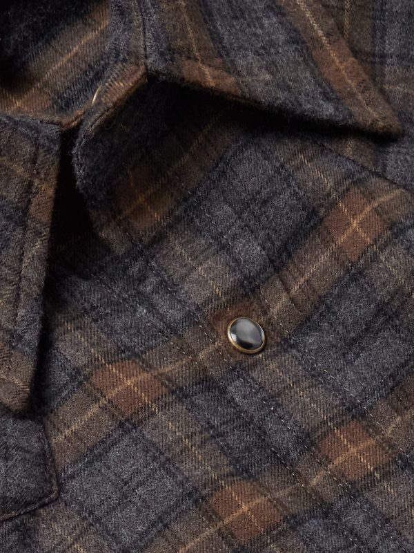 Travis Checked Cotton-Flannel Shirt - CU Travis Checked Cotton-Flannel Shirt - CU
