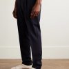 Drew Tapered Pleated Virgin Wool-Crepe Trousers - FR