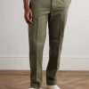 Straight-Leg Garment-Dyed Cotton-Twill Trousers - FR Straight-Leg Garment-Dyed Cotton-Twill Trousers - FR