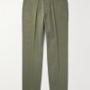 Straight-Leg Garment-Dyed Cotton-Twill Trousers Straight-Leg Garment-Dyed Cotton-Twill Trousers