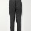 Hugo Tapered Belted Virgin Wool Suit Trousers