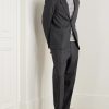 Hugo Tapered Belted Virgin Wool Suit Trousers - OU