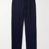 Straight-Leg Garment-Dyed Cotton-Twill Trousers Straight-Leg Garment-Dyed Cotton-Twill Trousers