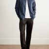 Garment-Dyed Cotton-Poplin Shirt - OU Garment-Dyed Cotton-Poplin Shirt - OU