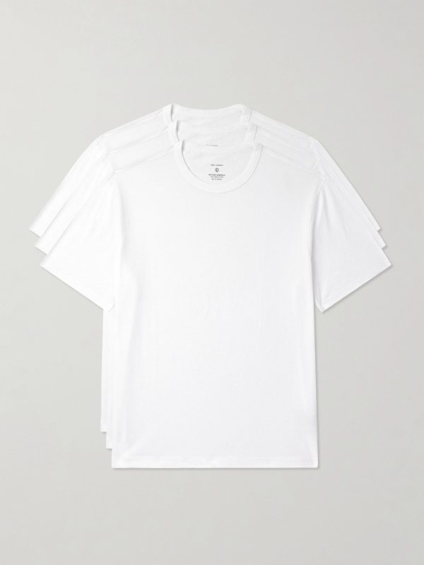 Three-Pack Organic Cotton-Jersey T-Shirts Three-Pack Organic Cotton-Jersey T-Shirts
