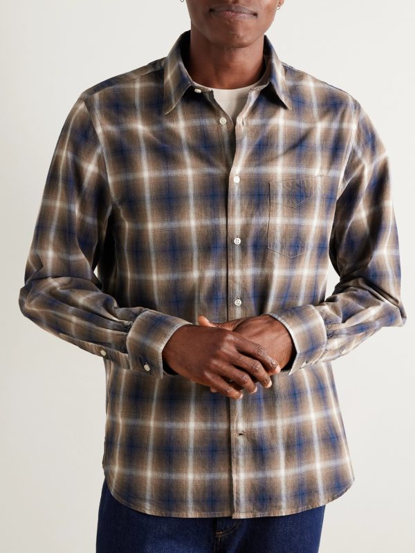 Benoit Checked Cotton-Flannel Shirt - FR Benoit Checked Cotton-Flannel Shirt - FR