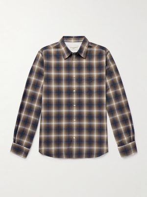 Benoit Checked Cotton-Flannel Shirt