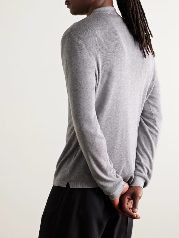 Brent Slim-Fit Lyocell and Wool-Blend Cardigan - BK Brent Slim-Fit Lyocell and Wool-Blend Cardigan - BK