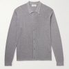 Brent Slim-Fit Lyocell and Wool-Blend Cardigan Brent Slim-Fit Lyocell and Wool-Blend Cardigan