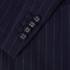 Kane Double-Breasted Pinstriped Virgin Wool Blazer - CU