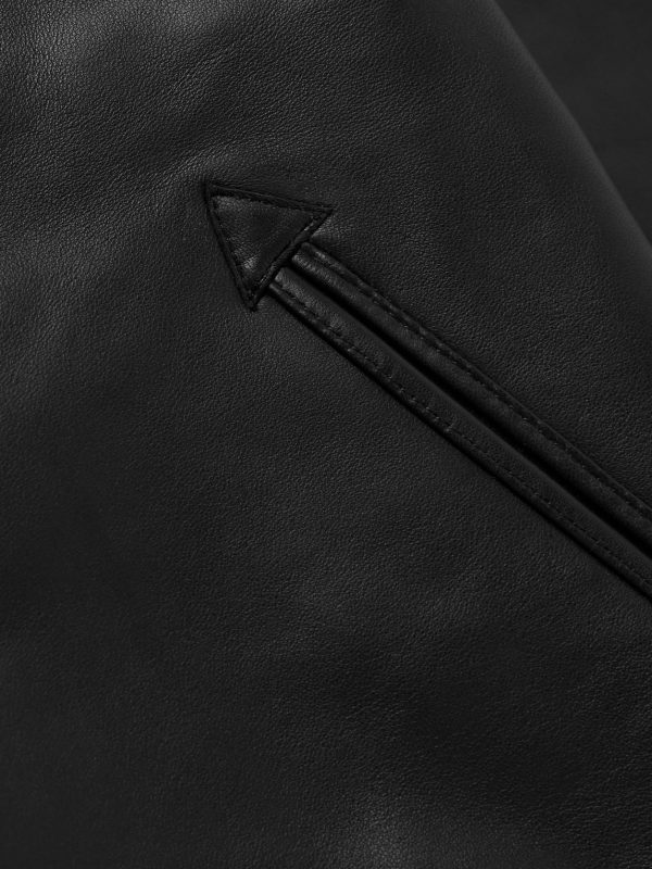 Christo Leather Bomber Jacket - E1 Christo Leather Bomber Jacket - E1
