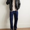 Christo Leather Bomber Jacket - OU Christo Leather Bomber Jacket - OU
