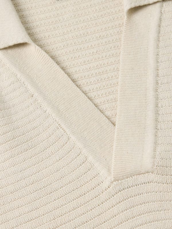 Livio Ribbed Cotton Polo Shirt - CU Livio Ribbed Cotton Polo Shirt - CU