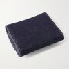 Logo-Print Denim Trifold Wallet - BK Logo-Print Denim Trifold Wallet - BK