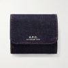 Logo-Print Denim Trifold Wallet Logo-Print Denim Trifold Wallet