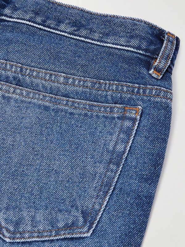 Martin Straight-Leg Cropped Stonewashed Jeans - CU