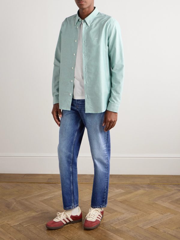 Martin Straight-Leg Cropped Stonewashed Jeans - OU