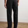 Lawrence Straight-Leg Organic Cotton Chinos - BK Lawrence Straight-Leg Organic Cotton Chinos - BK