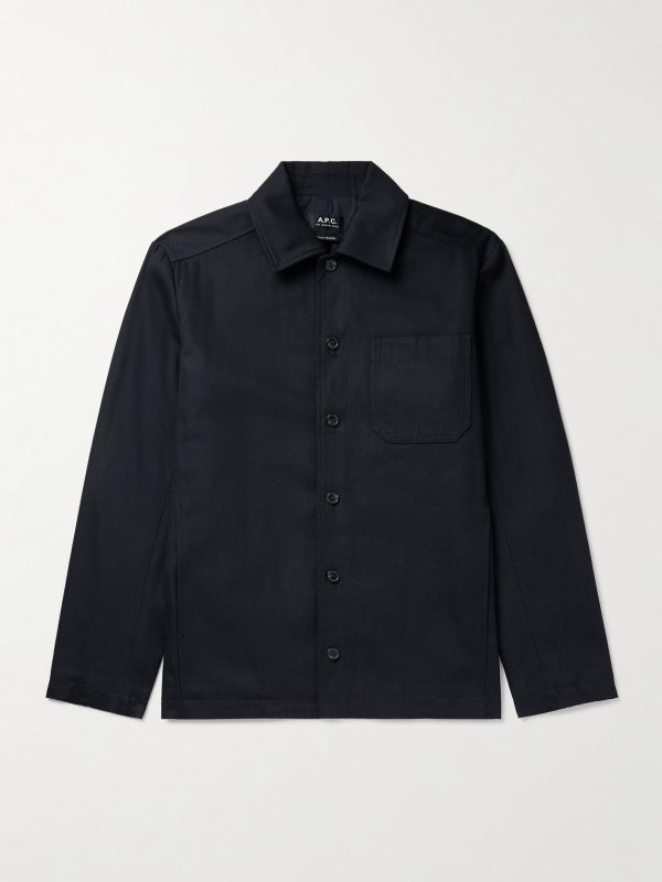 Jeffray Cotton and Wool-Blend Twill Overshirt Jeffray Cotton and Wool-Blend Twill Overshirt