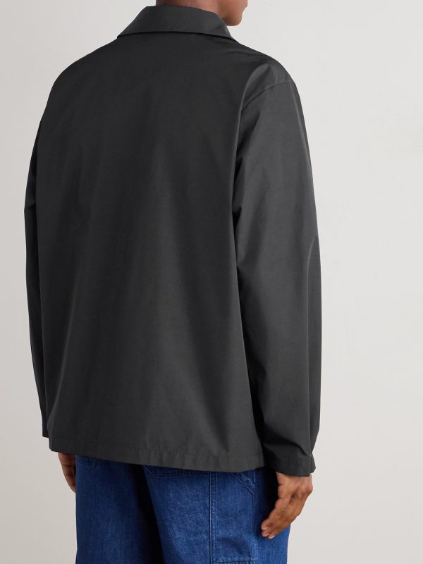 Regis Logo-Embroidered Shell Jacket - BK