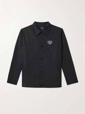 Regis Logo-Embroidered Shell Jacket