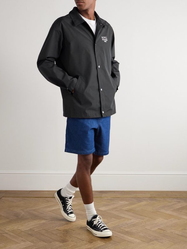 Regis Logo-Embroidered Shell Jacket - OU