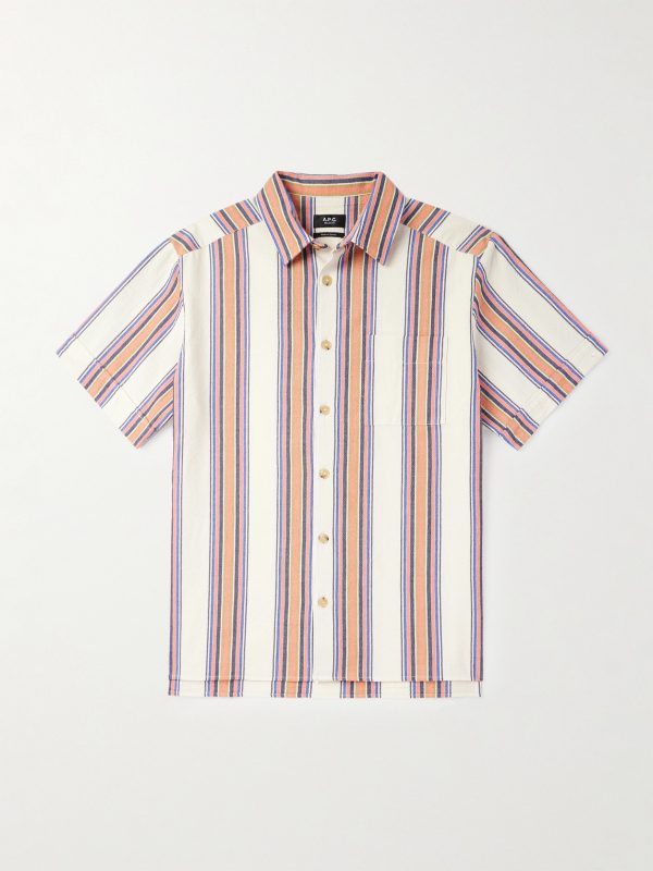 Ross Striped Cotton Shirt Ross Striped Cotton Shirt