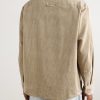 Bobby Logo-Embroidered Cotton-Corduroy Overshirt - BK Bobby Logo-Embroidered Cotton-Corduroy Overshirt - BK