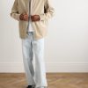 Bobby Logo-Embroidered Cotton-Corduroy Overshirt - OU Bobby Logo-Embroidered Cotton-Corduroy Overshirt - OU