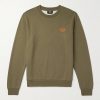 Logo-Embroidered Cotton-Blend Jersey Sweatshirt Logo-Embroidered Cotton-Blend Jersey Sweatshirt