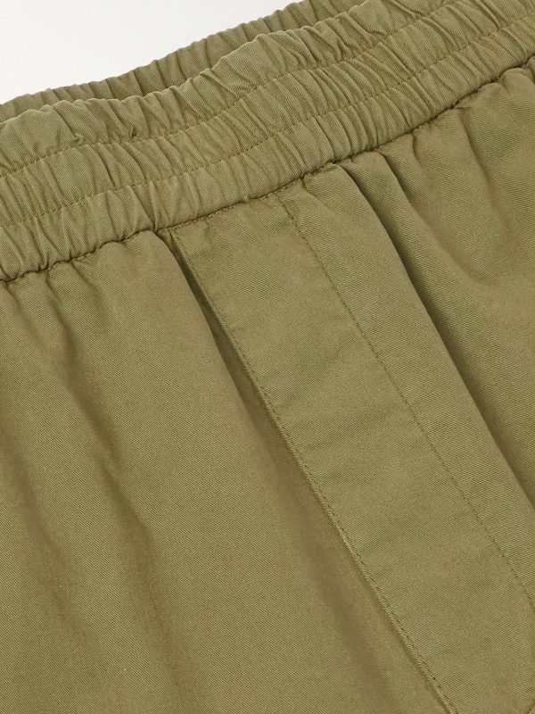 Pieter Straight-Leg Pleated Cotton Trousers - E1 Pieter Straight-Leg Pleated Cotton Trousers - E1