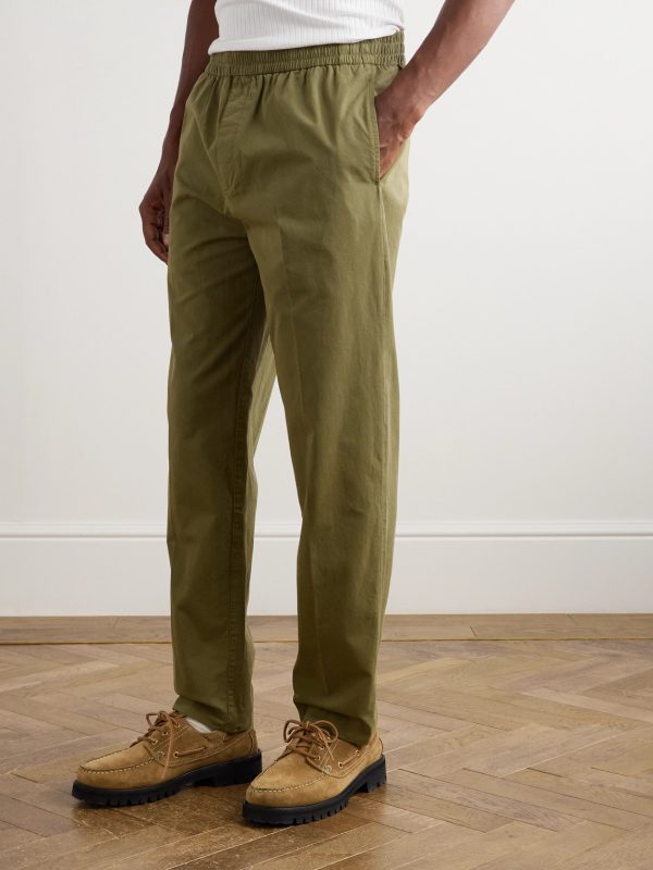 Pieter Straight-Leg Pleated Cotton Trousers - FR Pieter Straight-Leg Pleated Cotton Trousers - FR
