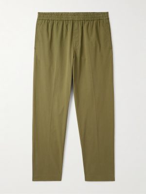 Pieter Straight-Leg Pleated Cotton Trousers